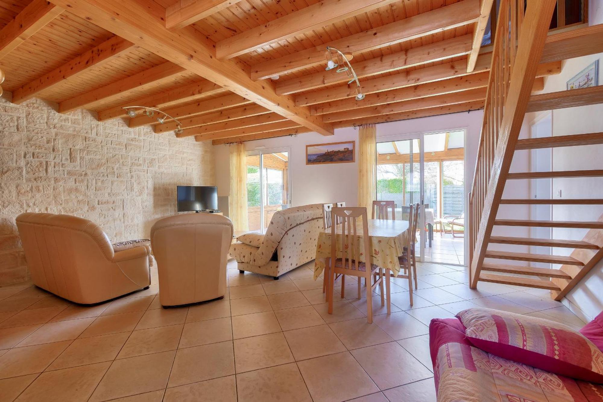 Maison Pour 8 - 5Min De La Plage - Jardin & Veranda Longeville-sur-Mer Exteriér fotografie