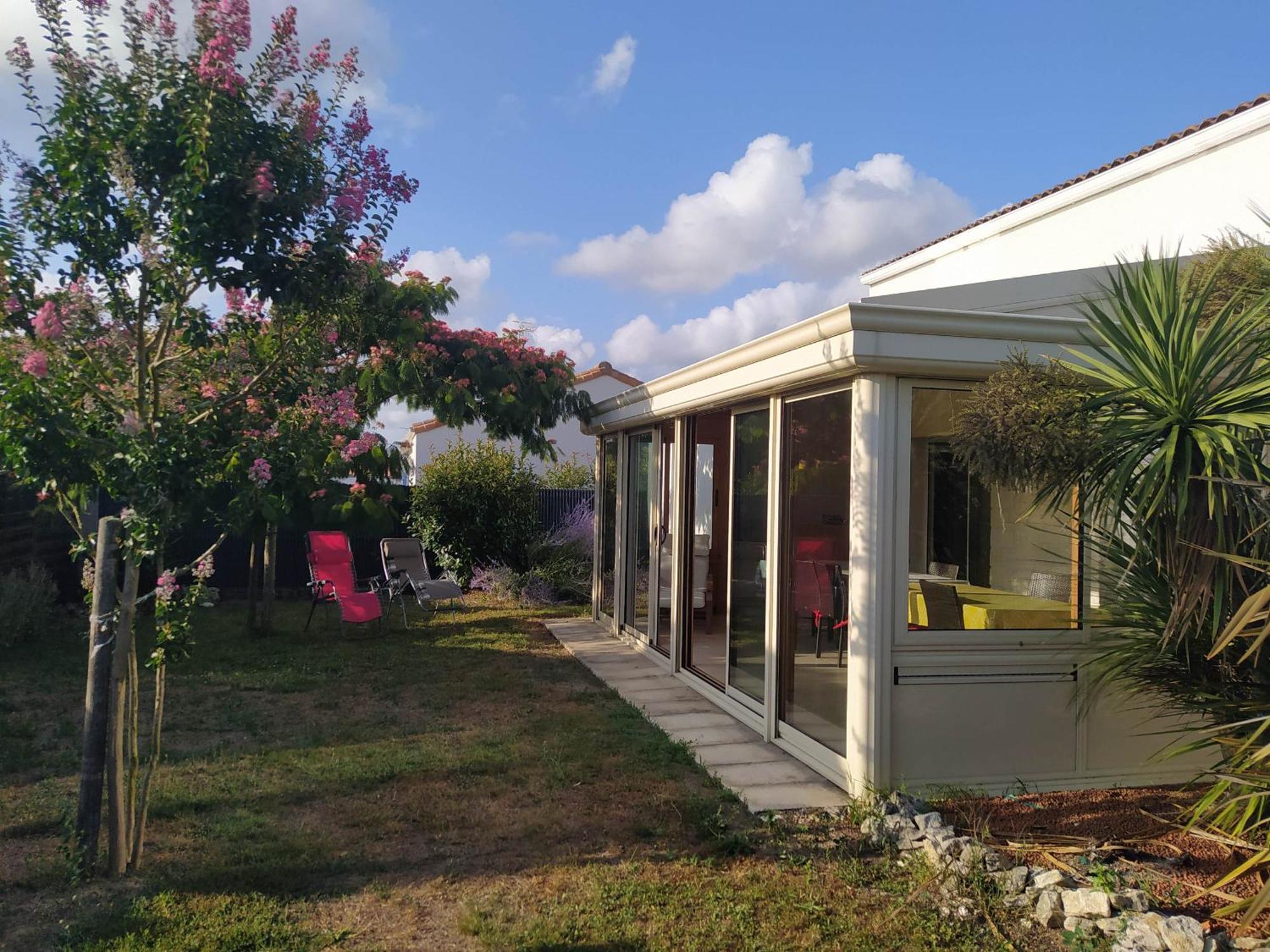 Maison Pour 8 - 5Min De La Plage - Jardin & Veranda Longeville-sur-Mer Exteriér fotografie