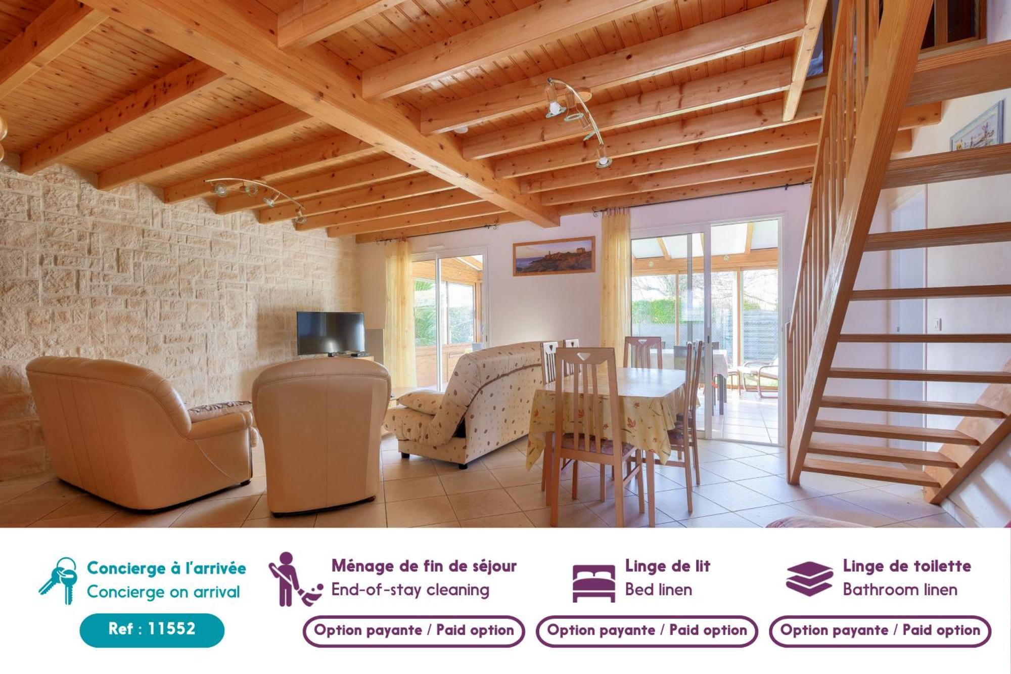 Maison Pour 8 - 5Min De La Plage - Jardin & Veranda Longeville-sur-Mer Exteriér fotografie