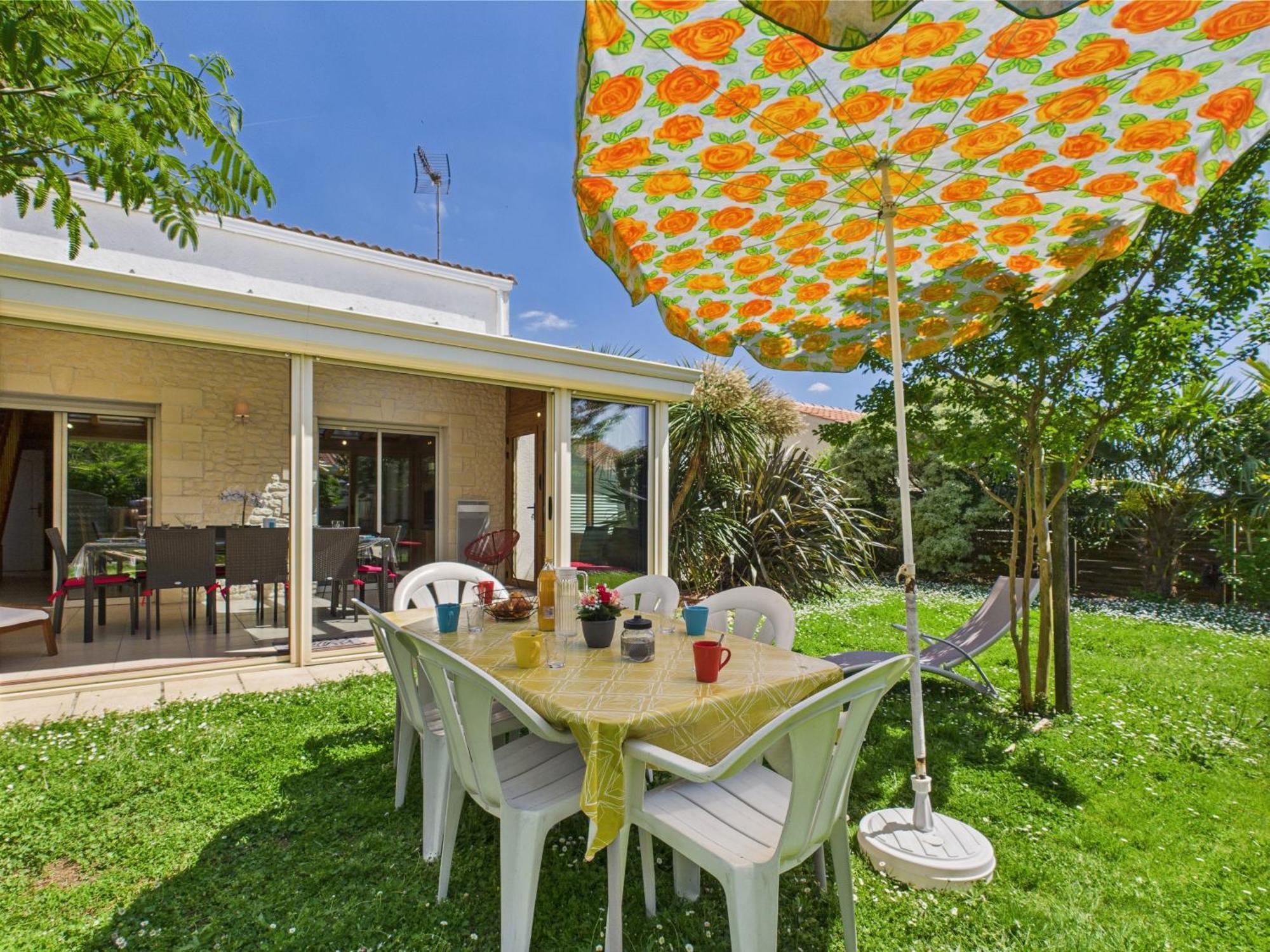 Maison Pour 8 - 5Min De La Plage - Jardin & Veranda Longeville-sur-Mer Exteriér fotografie